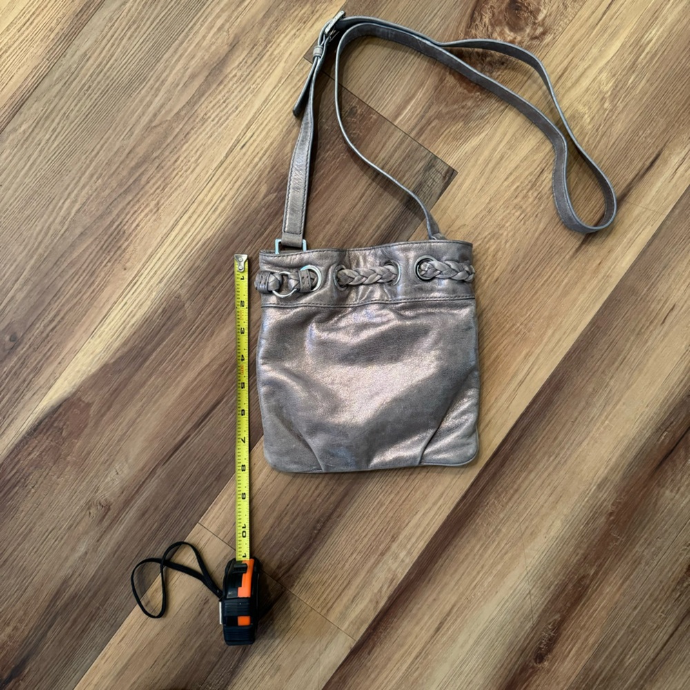 Silver Michael Kors Crossbody Bag